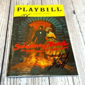 Sweeney Todd SIGNED Playbill